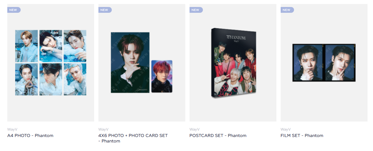 WayV Phantom SMTOWN OFFICIAL MD GOODS HOODIE + PHOTO CARD SEALED