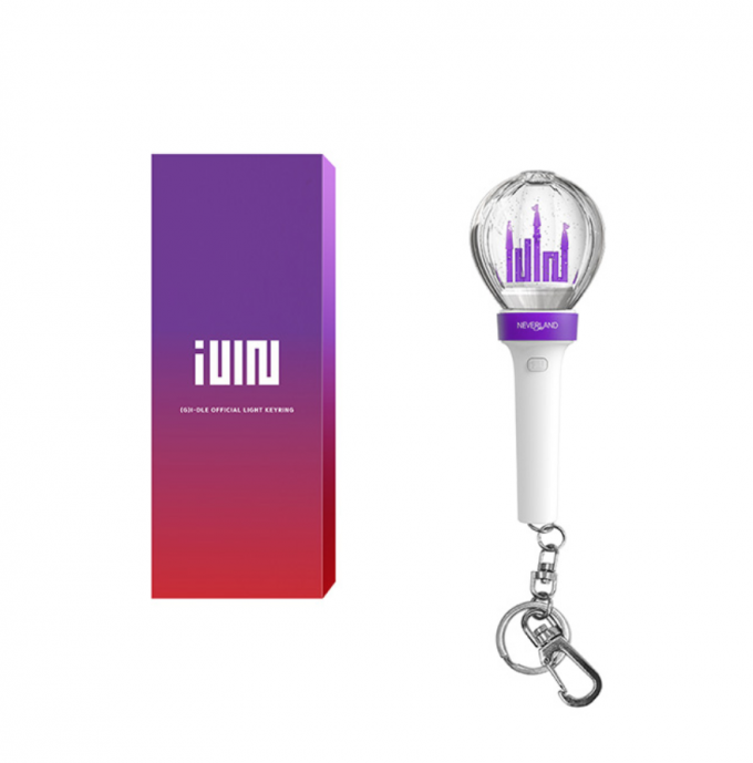 (G)I-DLE Official Lightstick Keyring - BEADSOFBULLETS