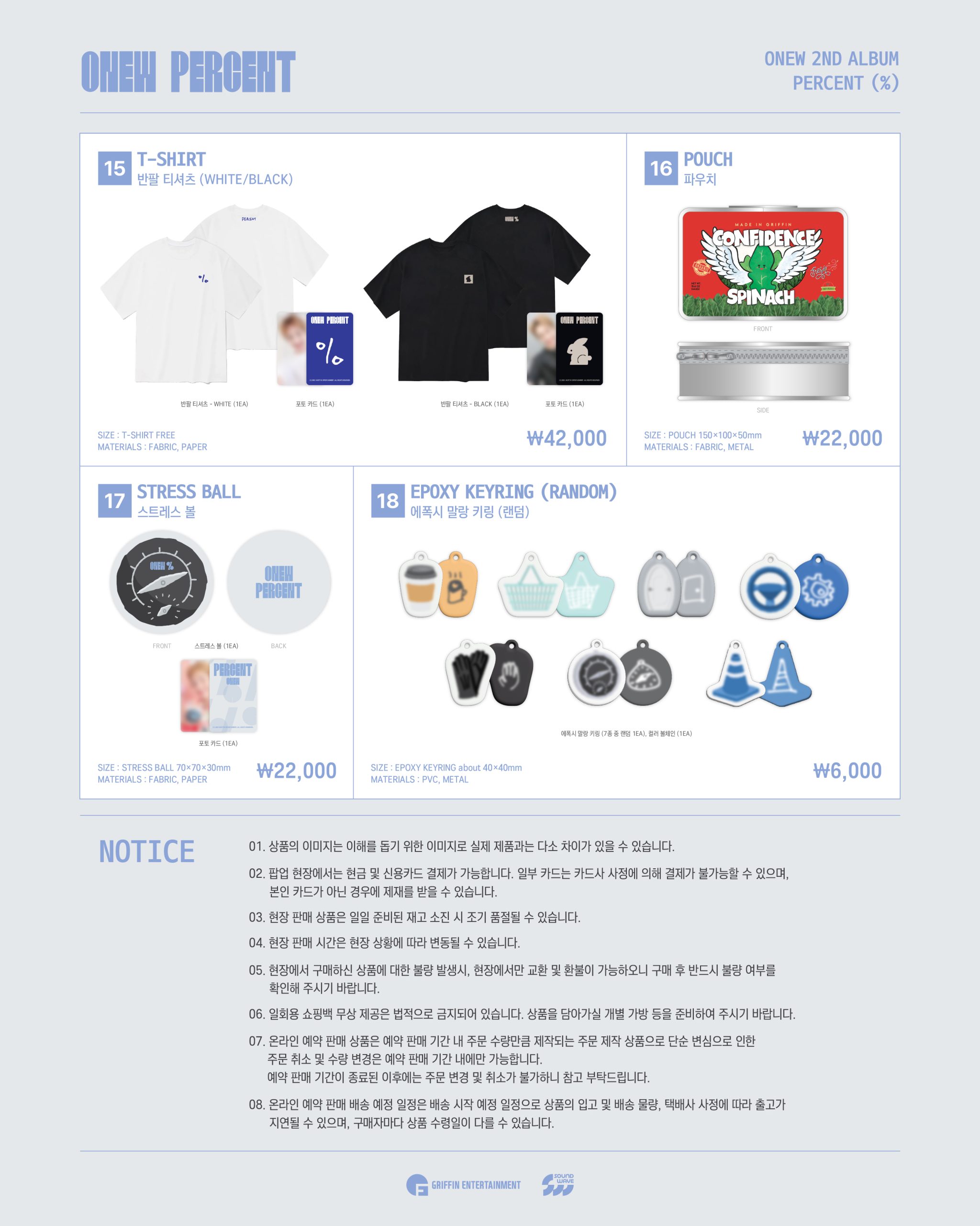 SHINee – ONEW PERCENT (%) POP-UP STORE OFFICIAL MD – BEADSOFBULLETS