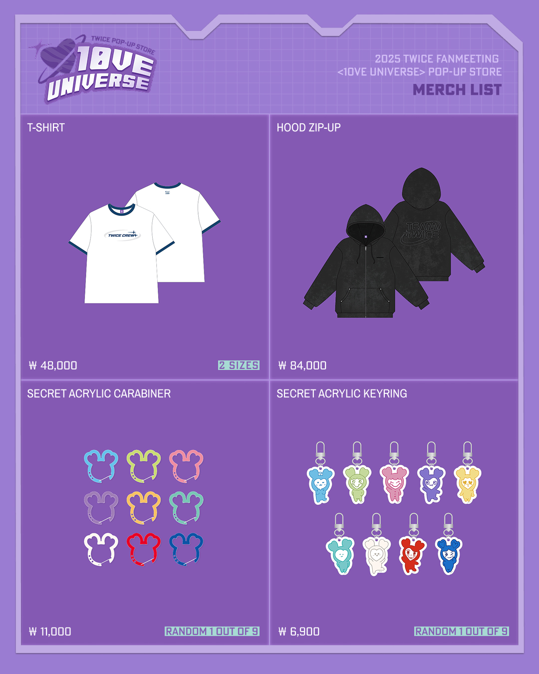 TWICE – 2025 TWICE FANMEETING [10VE UNIVERSE] POP-UP STORE