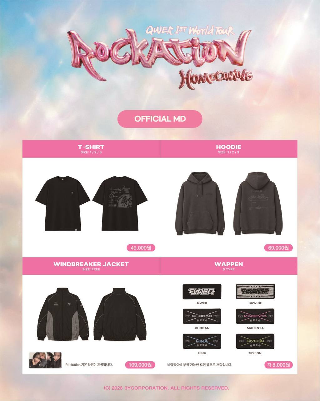 QWER – 1ST WORLD TOUR [ROCKATION : HOMECOMING] ENCORE IN SEOUL